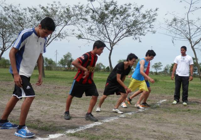 Los jóvenes disfrutaron de la 1º olimpiada estudiantil municipal