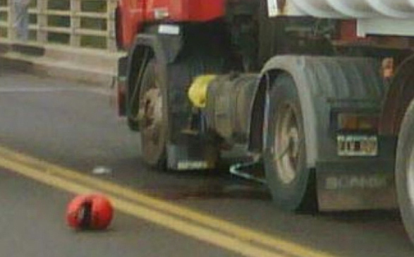 Camión aplastó a pareja de Las Toscas