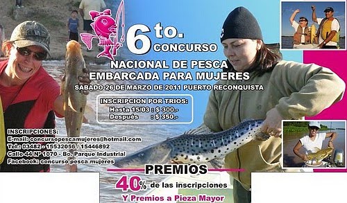 6º Concurso de Pesca Variada Embarcada para Mujeres