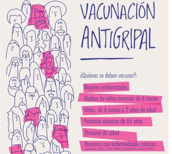 Este lunes se inicia la vacunación antigripal