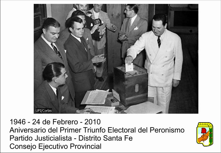 Nuevo aniversario del Primer Triunfo Electoral del Peronismo