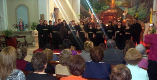 Actuó un coro juvenil de Catamarca