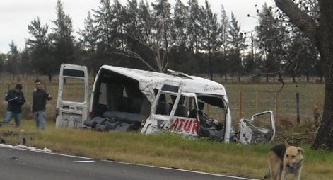 Tragedia en la ruta 11 de Vana-Tur