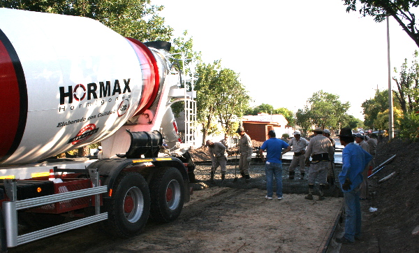 Pavimentaron la 4º cuadra del B° Norte