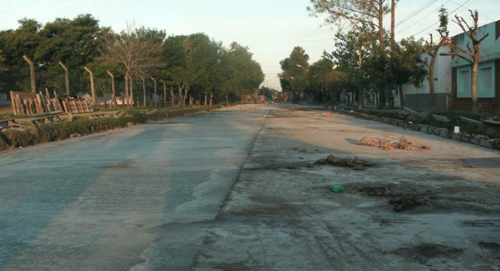 Finalizó otra cuadra de pavimento