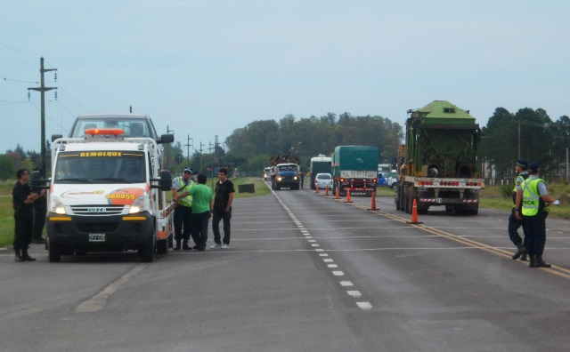 Control vehicular sobre Ruta 11