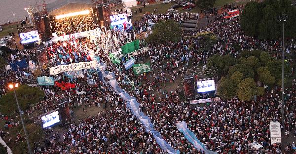 Bonfatti junto a la presidenta Cristina Fernández