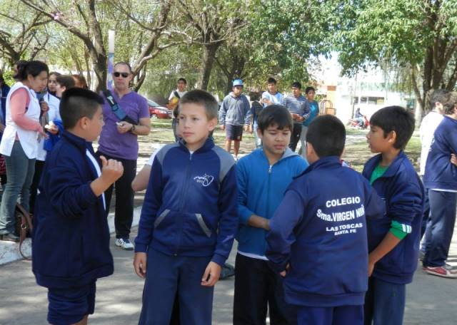 Los jóvenes disfrutaron de la 1º olimpiada estudiantil municipal