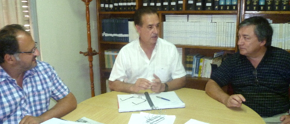 Marcón se reune con ministros