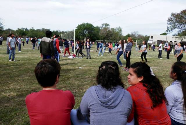 Los jóvenes disfrutaron de la 1º olimpiada estudiantil municipal