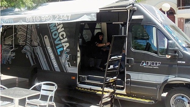 Agencia móvil de la AFIP