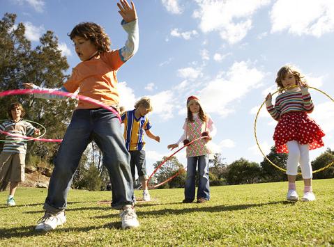 Gran paseo de los juegos a cielo abierto