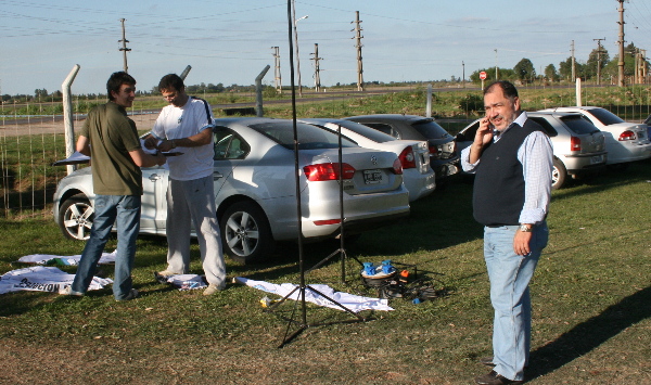 Todo listo en el predio