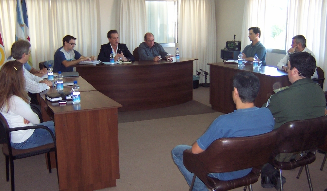 Reunión con la Comisión de Defensa Civil Municipal