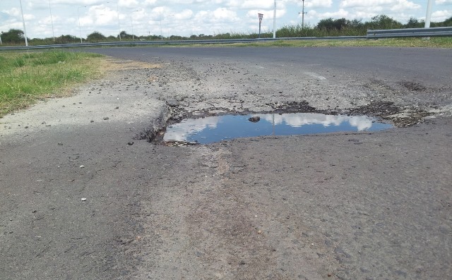La Ruta 3 se encuentra en estado de abandono