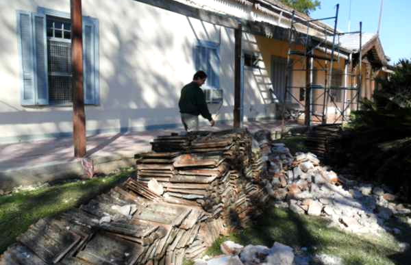 No quieren que sigan con la restauración del Hospital Hartenech