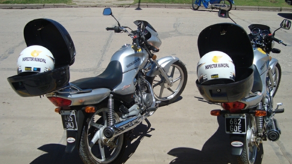 Motocicletas nuevas para inspectores municipales