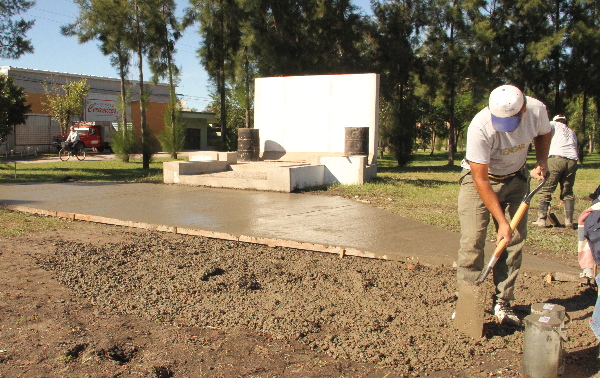 Avanza la construcción del Monumento a Malvinas