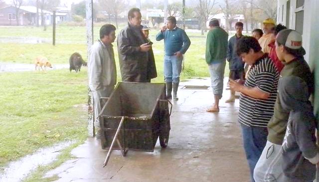 Marcón recorriendo los barrios