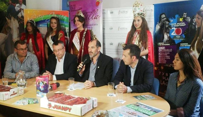 Durante el lanzamiento en Santa Fe