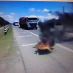 CORTE DE LA RUTA 11 EN LAS TOSCAS