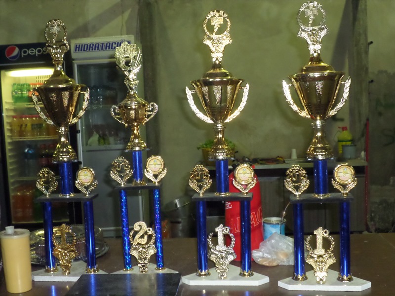 Los trofeos entregados