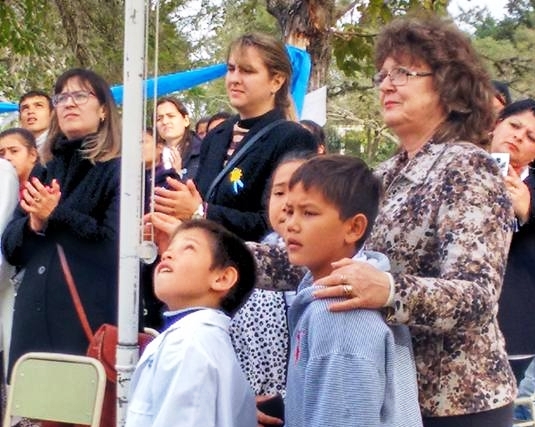 En el acto de Isleta