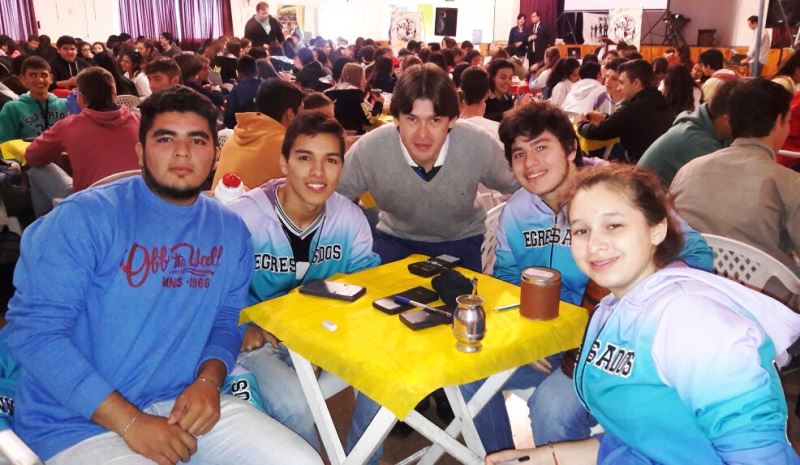 Alumnos de la EESOPI de Las Toscas