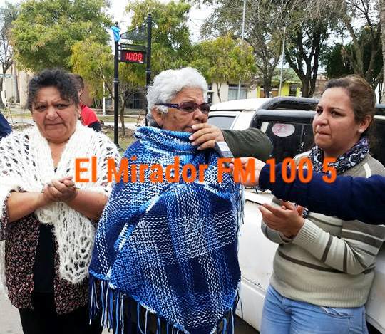 Evangelina Pelozo presente en la marcha