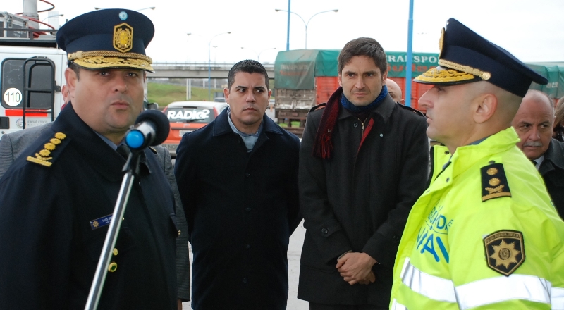 Nuevo jefe de la Policial de Seguridad Vial, el Director de Policía, Javier Hurt.