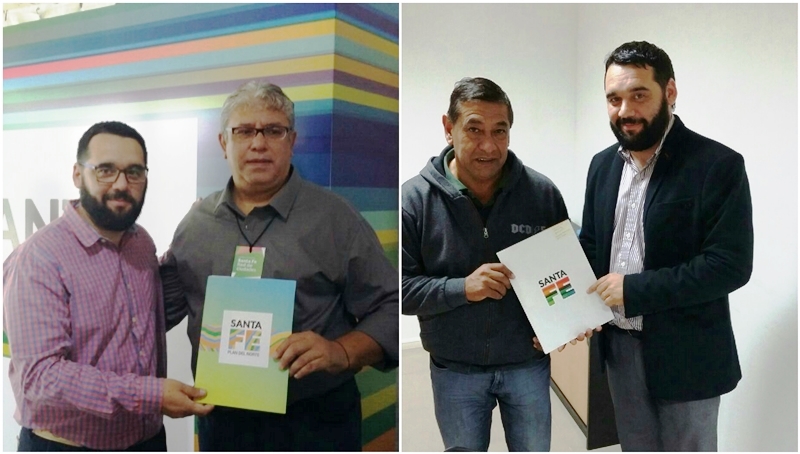 Rojas con Walker y Ledesma