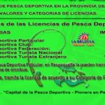 VALORES DE LAS LICENCIAS DE PESCA DEPORTIVA