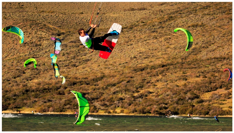 Navegando Esquel - Kitesurf