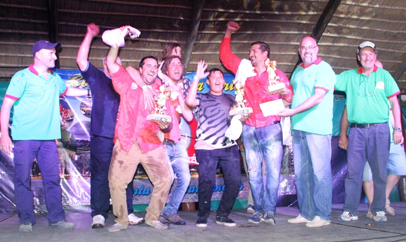 Los ganadores del concurso de pesca en Las Toscas