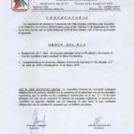 convocatoria