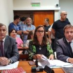 El fiscal Gustavo Latorre junto a Carolina Walker y Matías Pautasso, abogados querellantes

Gentileza: Reconquistahoy.com
