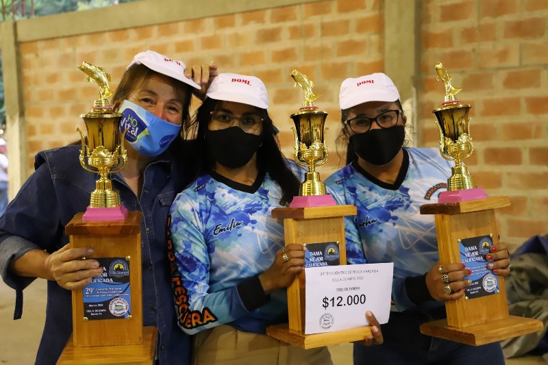 Trío Damas mejor clasificada