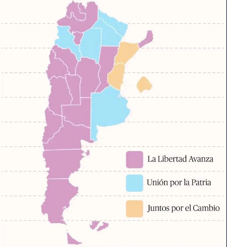 El mapa arrazador de Javier Milei
