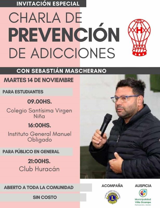 charla adicciones
