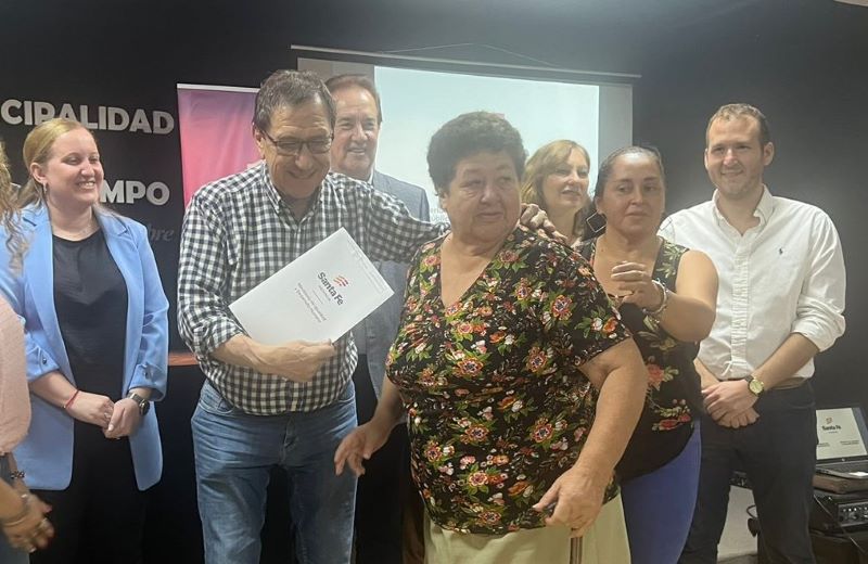 Primitiva Avalos, vecina de Las Toscas.