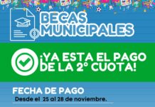 Las Toscas: Acreditación de la 2° cuota de las Becas Municipales