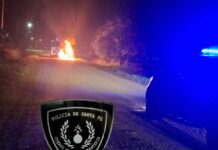 Reconquista: Incendio en Ruta A009