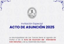 Las Toscas: Acto de asunción del Intendente Iván Sánchez y miembros del Gabinete Municipal