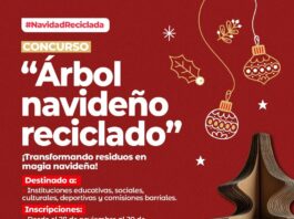 Villa Ocampo: Sigue abierta la convocatoria al Concurso «Árbol Navideño Reciclado»