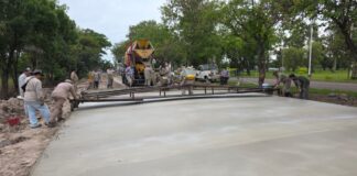 Villa Ocampo: Pavimentación de los primeros 100 metros del acceso Norte