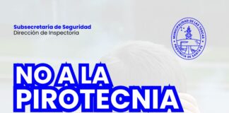 Las Toscas: Está vigente la ordenanza que prohíbe la Pirotecnia Sonora