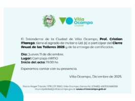 Villa Ocampo: Cierre Anual de Talleres 2025