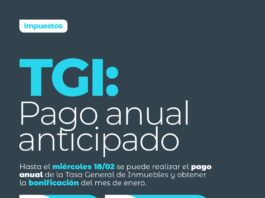 Villa Ocampo: Beneficios para el Pago Anual anticipado del TGI