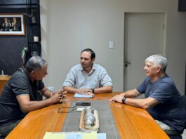 Villa Ocampo: El intendente recibió al nuevo jefe de Inspectoría y agradeció la labor del anterior