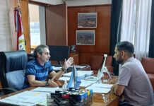 Gestiones del Intendente tosquense Iván Sánchez ante Vialidad Nacional por obras en la Ruta 11